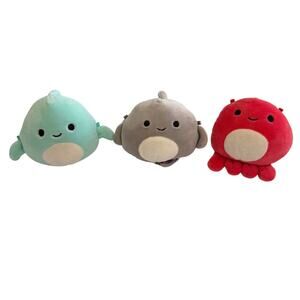 Squishmallows 3 Pack Under the Sea Dog Toys in Multi​